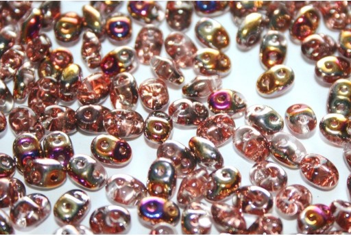 Superduo Beads Rosaline Sliperit 5x2,5mm - 10gr