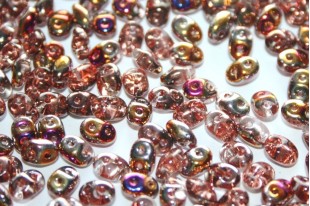 Superduo Beads Rosaline Sliperit 5x2,5mm - 10gr