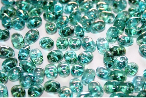 Superduo Beads Twilight-Aquamarine 5x2,5mm - 10gr