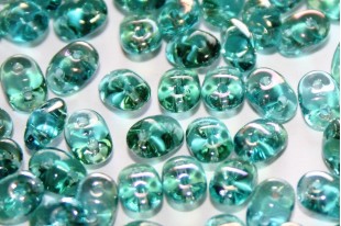 Perline Superduo Twilight-Aquamarine 5x2,5mm - 10gr