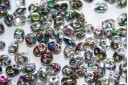 Superduo Beads Vitrail-Crystal 5x2,5mm - 10gr