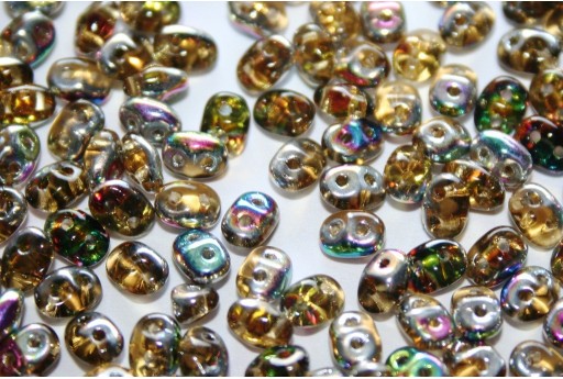 Superduo Beads Vitrail Topaz 5x2,5mm - 10gr
