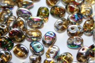 Superduo Beads Vitrail Topaz 5x2,5mm - 10gr