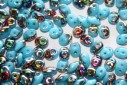 Superduo Beads Vitral-Blue Turquoise 5x2,5mm - 10gr