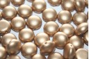 Perline Preciosa Candy Metallic Matte Gold 8mm - 30pz