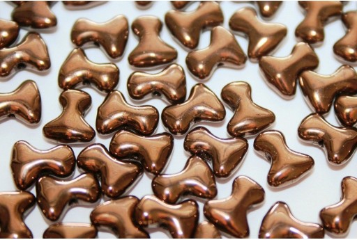 Preciosa Tee™ Beads Dark Bronze 2x8mm - 30pcs