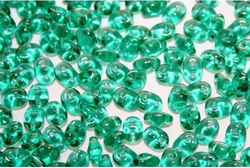 Superduo Beads Emerald 5x2,5mm - Pack 50gr