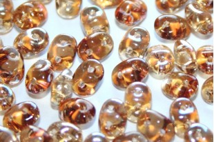 Superduo Beads Crystal-Celsian 5x2,5mm - 10gr