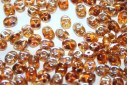 Perline Superduo Topaz-Celsian 5x2,5mm - 10gr