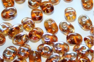 Superduo Beads Topaz-Celsian 5x2,5mm - 10gr