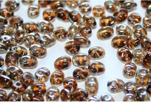 Superduo Beads Black Diamond Celsian 5x2,5mm - 10gr