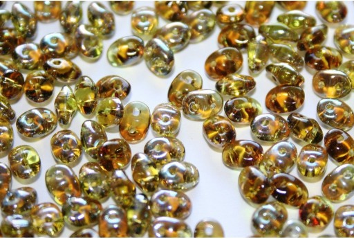 Superduo Beads Olivine Celsian 5x2,5mm - 10gr