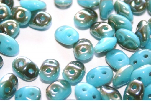 Superduo Beads Turquoise Celsian 5x2,5mm - 10gr 2