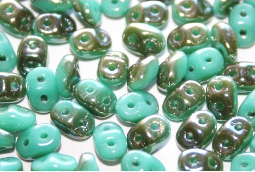 Superduo Beads Jade Celsian 5x2,5mm -10gr 2