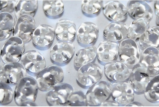 Superduo Beads White Lined Crystal 5x2,5mm - 10gr 2