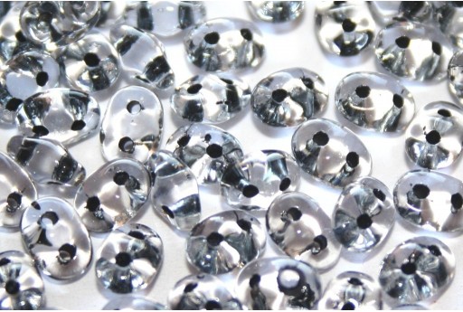 Superduo Beads Black Lined-Crystal 5x2,5mm - 10gr 2