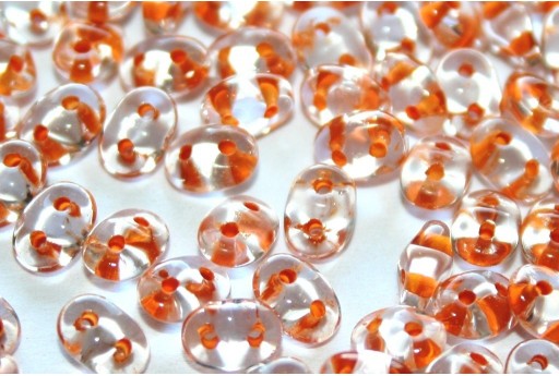 Superduo Beads Dark Topaz Lined Crystal 5x2,5mm - 10gr 2