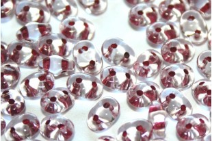 Perline Superduo Garnet Lined-Crystal 5x2,5mm - 10gr