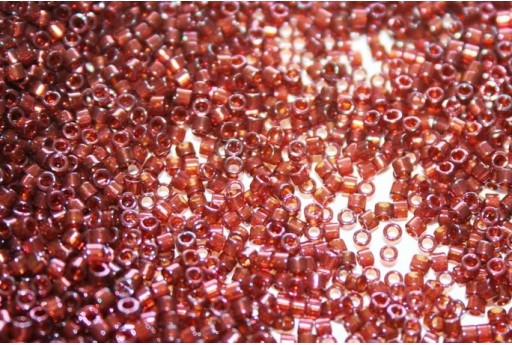 Miyuki Delica Beads Dark Topaz Claret Luster 11/0 - Pack 50gr