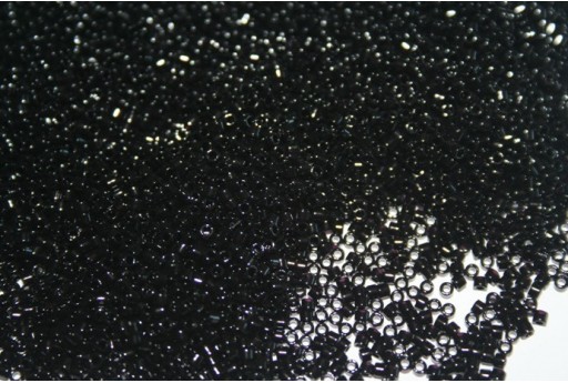 Miyuki Delica Beads Opaque Black 11/0 - Pack 50gr