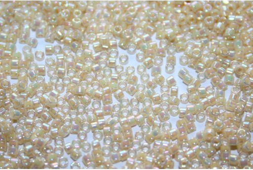 Miyuki Delica Beads Opaque Cream AB 11/0 - Pack 50gr