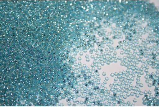 Miyuki Seed Beads Silver Lined Aquamarine 15/0 - Pack 100gr