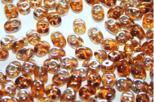 Superduo Topaz Celsian 5x2,5mm - Pack 100gr