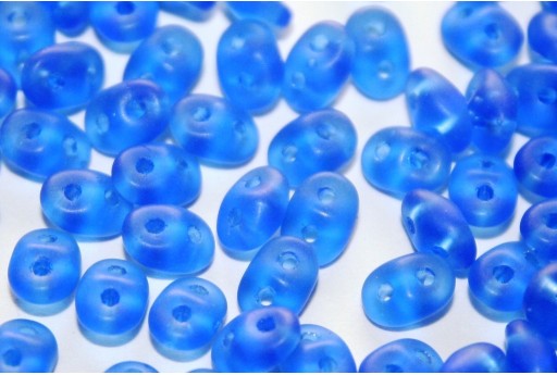 Superduo Matte Sapphire 5x2,5mm - Pack 100gr 2