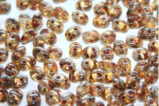 Superduo Crystal Picasso 5x2,5mm - 100gr