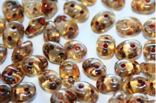 Superduo Crystal Picasso 5x2,5mm - 100gr