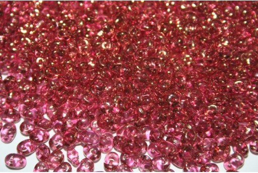 Superduo Luster Pink 5x2,5mm - 100gr