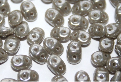 Superduo Hematite Opaque Grey 5x2,5mm - Pack 100gr 2