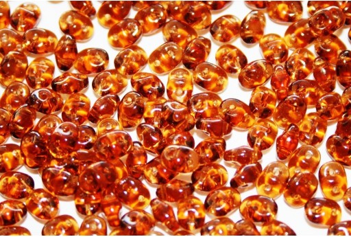 Superduo Smoky Topaz 5x2,5mm - Pack 100gr