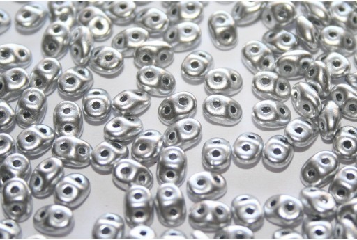 Superduo Beads Matte Metallic Dural 5x2,5mm - 10gr