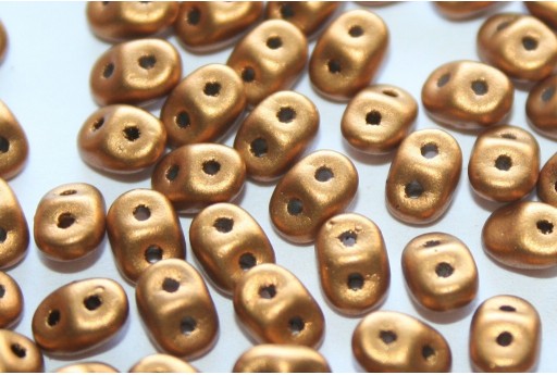 Superduo Beads Matte Metallic Goldenrod 5x2,5mm - 10gr 2
