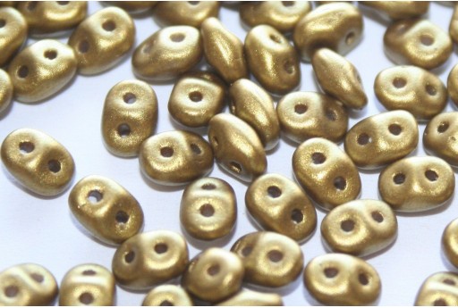 Superduo Beads Matte Metallic Aztec Gold 5x2,5mm - 10gr 2