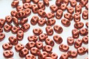 Superduo Beads Matte Metallic Dark Copper 5x2,5mm - 10gr