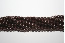 Glass Pearls Strand Brown 4mm - 105pcs