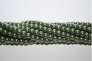 Perle Cerate Vetro Verde 4mm - 105pz