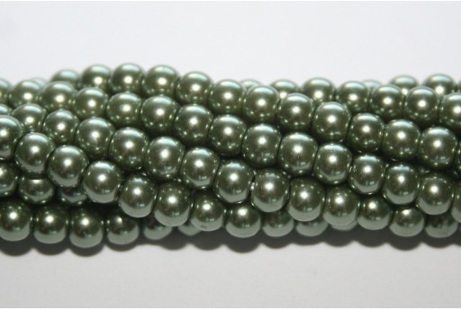 Perle Cerate Vetro Verde 4mm - 105pz 2