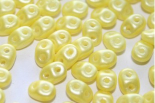 Superduo Beads Pearl Shine Yellow 5x2,5mm - 10gr