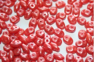 Superduo Beads Pearl Shine Light Coral 5x2,5mm - 10gr