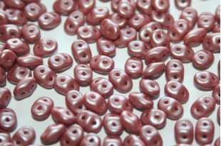 Superduo Beads Pearl Shine Mauve 5x2,5mm - 10gr