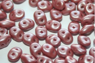 Superduo Beads Pearl Shine Mauve 5x2,5mm - 10gr