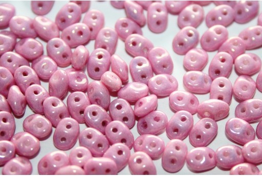 Superduo Beads Luster-Metallic Pink 5x2,5mm - 10gr 14490