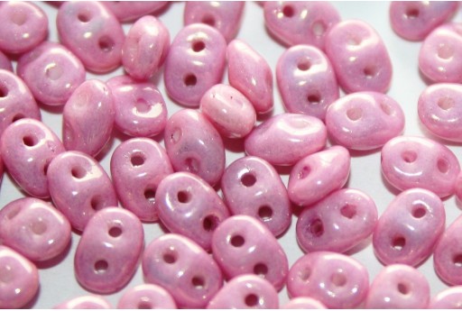 Superduo Beads Luster-Metallic Pink 5x2,5mm - 10gr 14490 2