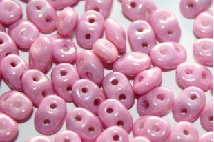 Superduo Beads Luster-Metallic Pink 5x2,5mm - 10gr 14490
