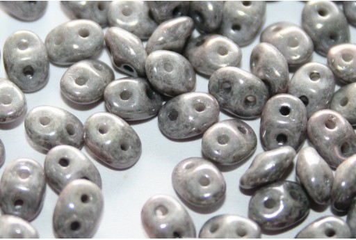 Superduo Beads Luster-White 5x2,5mm - 10gr 14449 2