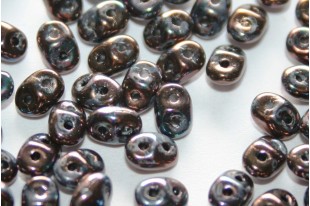 Superduo Beads Luster-Jet 5x2,5mm - 10gr