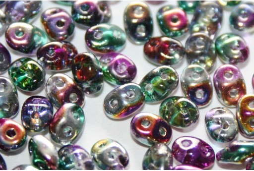 Superduo Beads Coated-Crystal 5x2,5mm -10gr 2